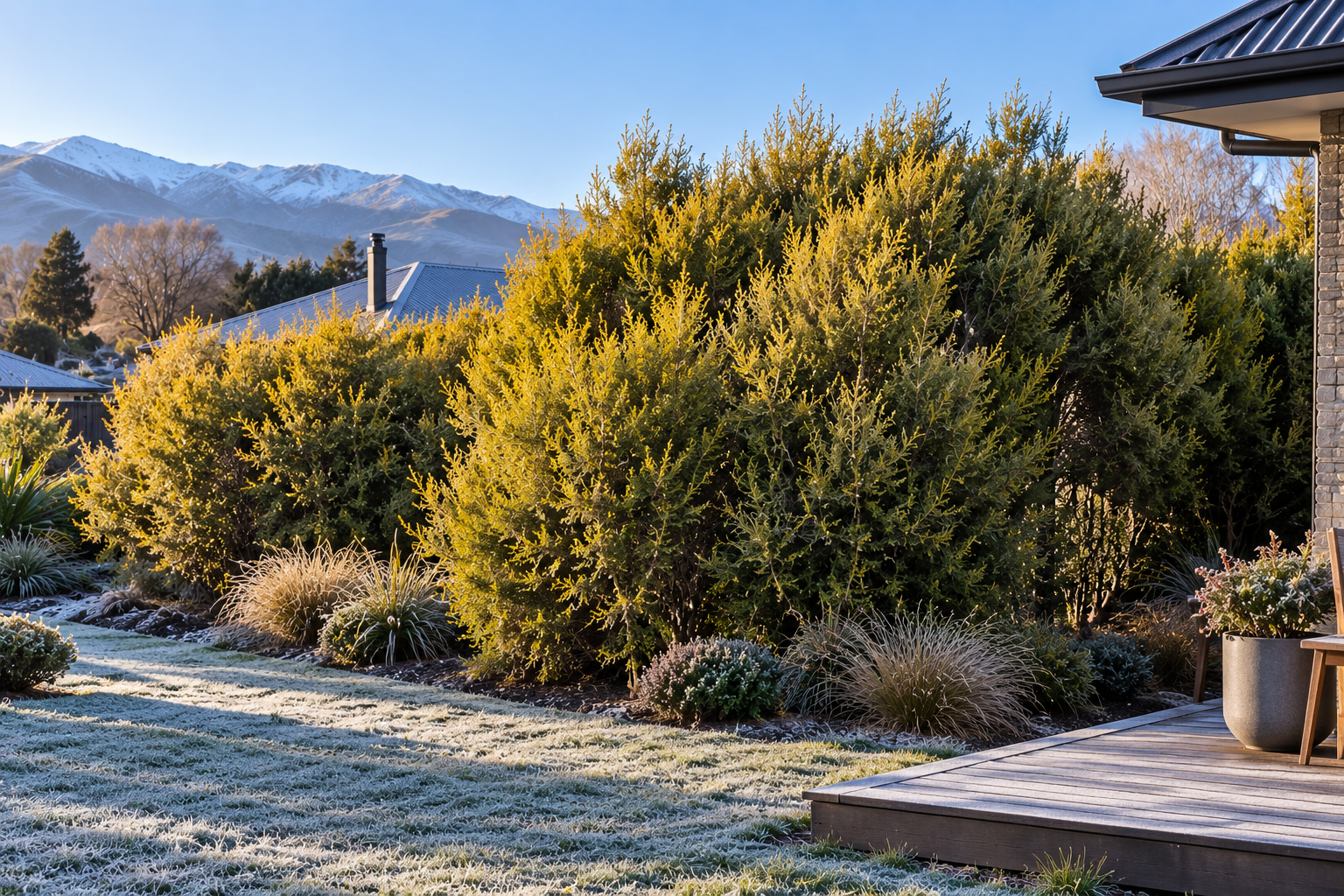 Golden Tree Daisy for Screening & Privacy | A Fast-Growing NZ Native Screen