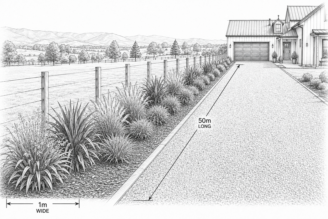 54x Driveway - Strong Architectural Form - $9.26 each