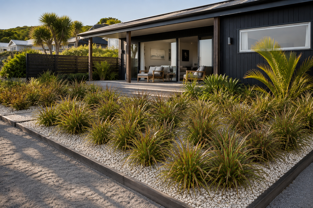 Phormium Stripy Mist
